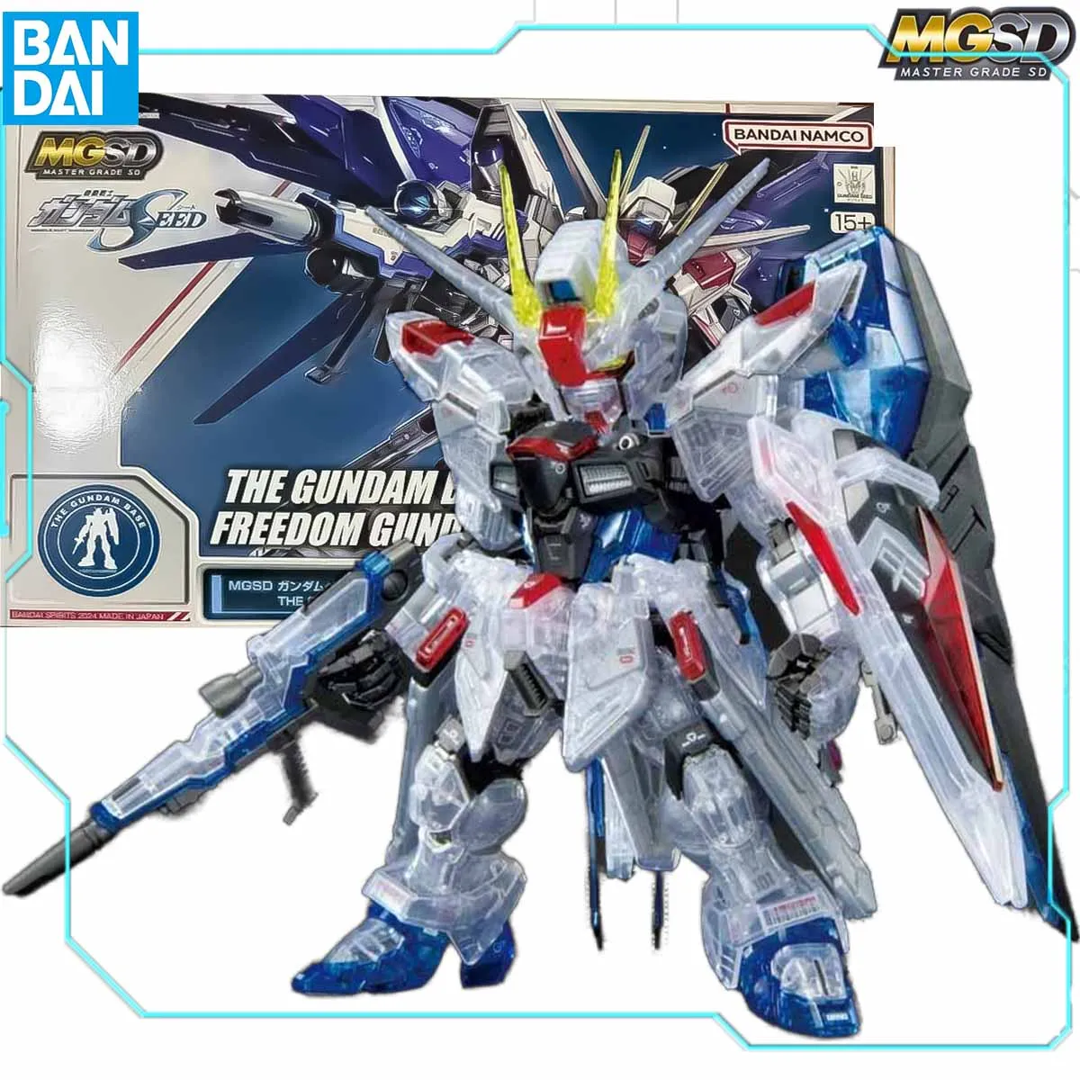 BANDAI Genuine Model MGSD THEG UNDAM BASE LIMITED FREEDOM GUNDAM (CLEAR COLOR) Anime Action Figures PVC Assemble Model Toys
BANDAI Genuine Model MGSD THEG UNDAM BASE LIMITED FREEDOM GUNDAM (CLEAR COLOR) Anime Action Figures PVC Assemble Model Toys