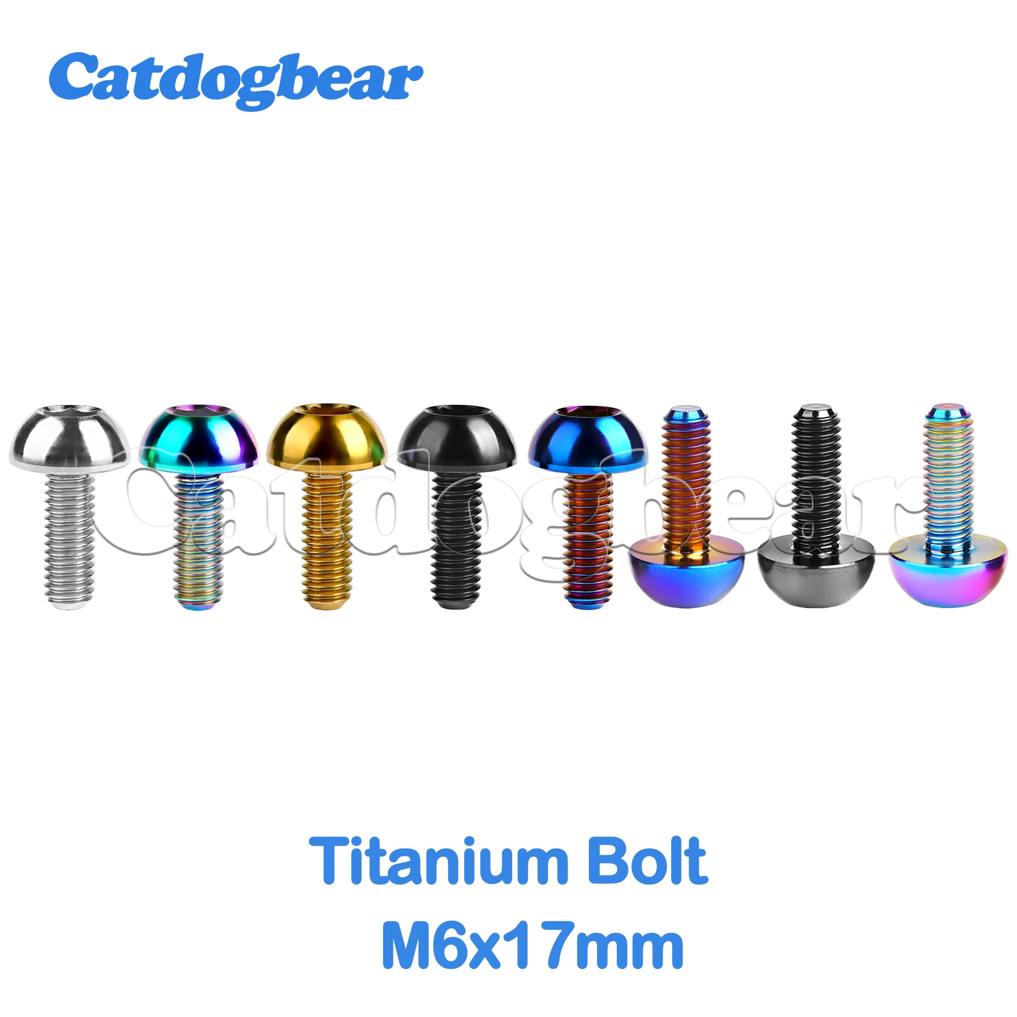 Catdogbear Titanium Bolt M6x17mm Round Head Scerw for Honda Motorcycle Disc Rotor Screw
Catdogbear Titanium Bolt M6x17mm Round Head Scerw for Honda Motorcycle Disc Rotor Screw