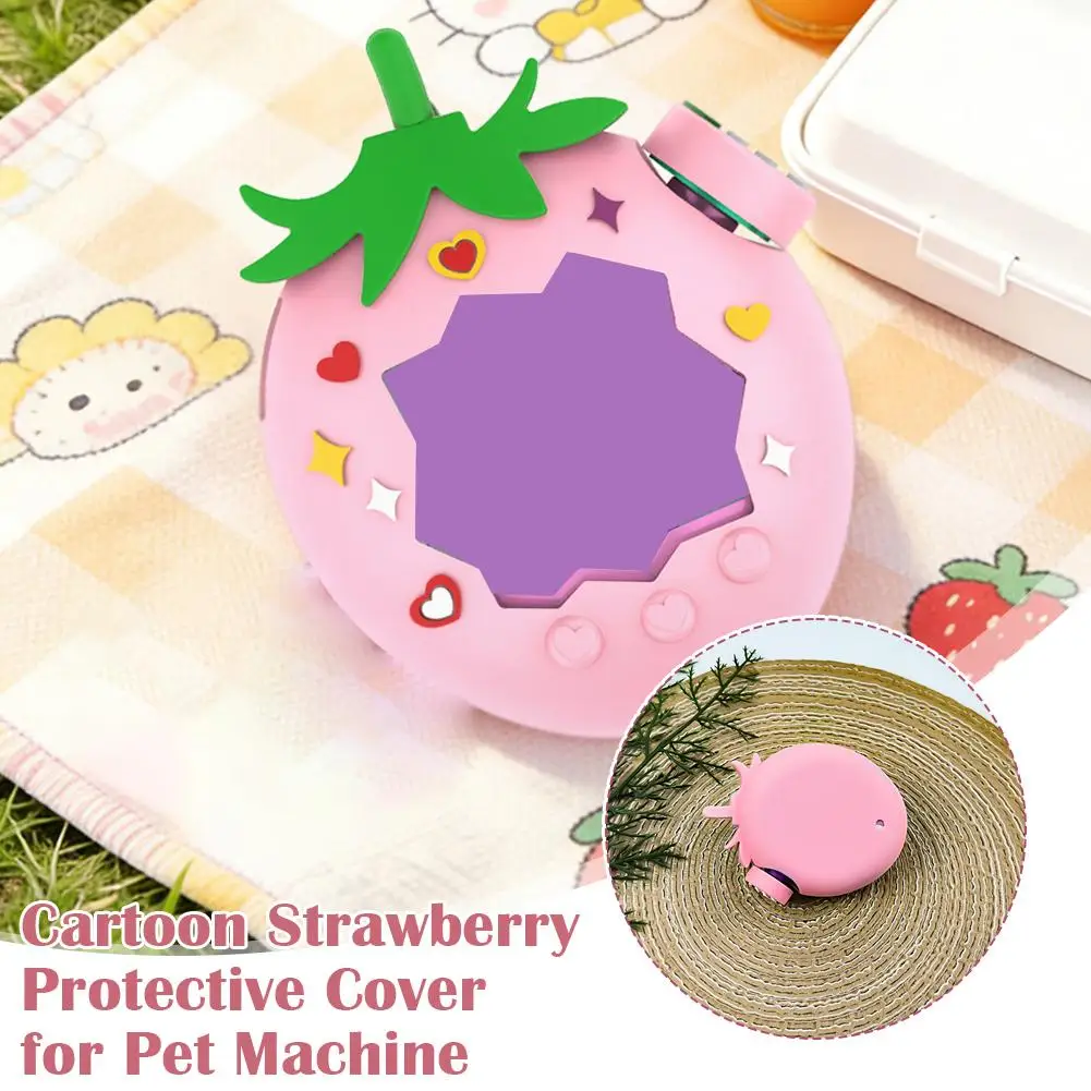Cartoon Strawberry Silicone Case for Tamagotchi Paradise Virtual Pet Protective Cover
Cartoon Strawberry Silicone Case for Tamagotchi Paradise Virtual Pet Protective Cover