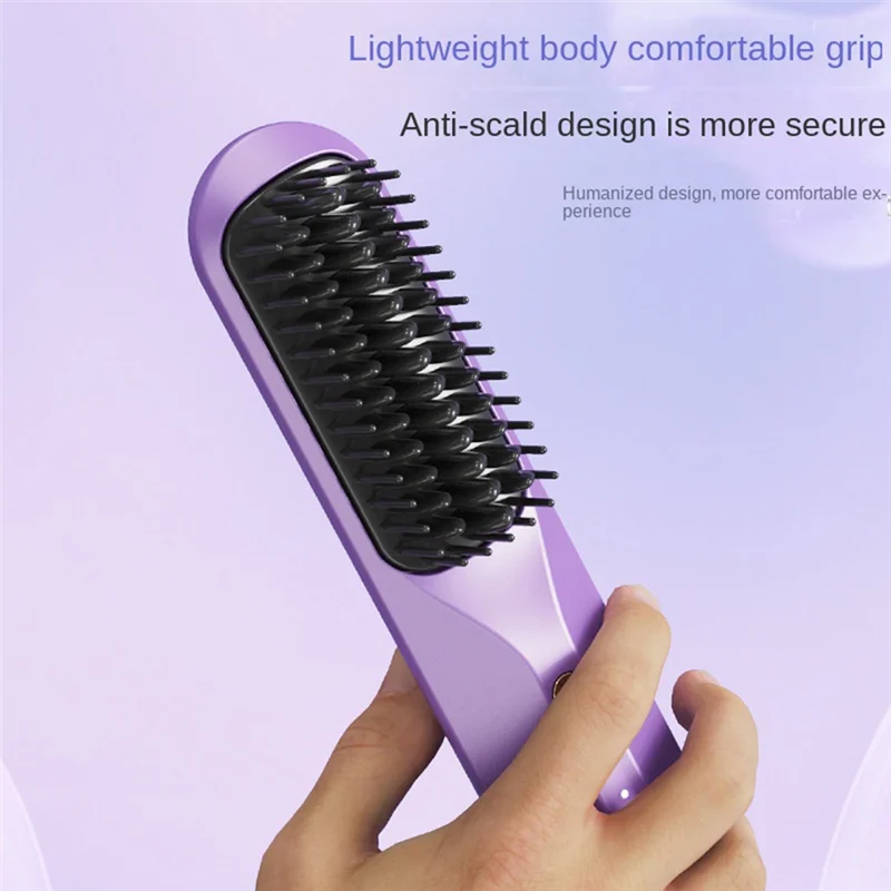 A67I Rechargeable Hot Comb Cordless Hair Brush Straightener Heat Pressing Combs Electric Comb Anti Burn Fast Heating
A67I Rechargeable Hot Comb Cordless Hair Brush Straightener Heat Pressing Combs Electric Comb Anti Burn Fast Heating