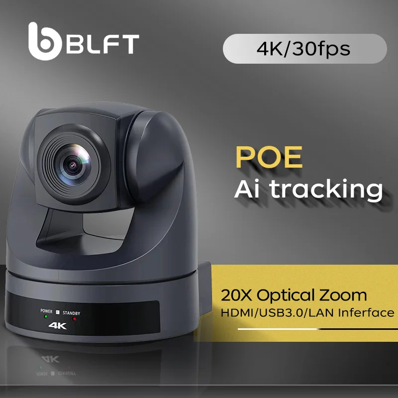 4K30FPS Ai Tracking Ptz Camera 20X Optical Zoom HDMI USB IP POE Video Conference Camera Live Streaming Broadcast Confer System
4K30FPS Ai Tracking Ptz Camera 20X Optical Zoom HDMI USB IP POE Video Conference Camera Live Streaming Broadcast Confer System