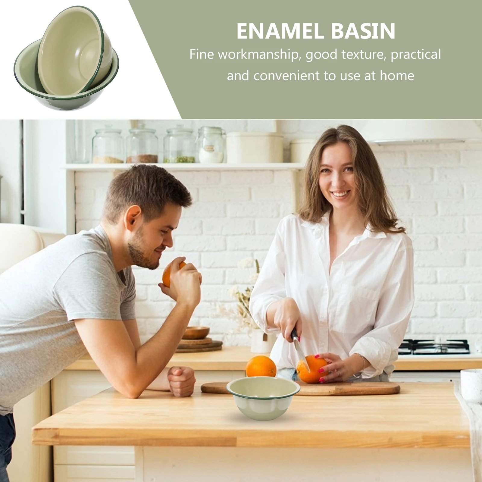 2pcs Retro Iron Enamel Bowl Vintage Kitchenware Food Storage Bowls Eco-Friendly Ceramic Coated Soup Cereal for Home
2pcs Retro Iron Enamel Bowl Vintage Kitchenware Food Storage Bowls Eco-Friendly Ceramic Coated Soup Cereal for Home