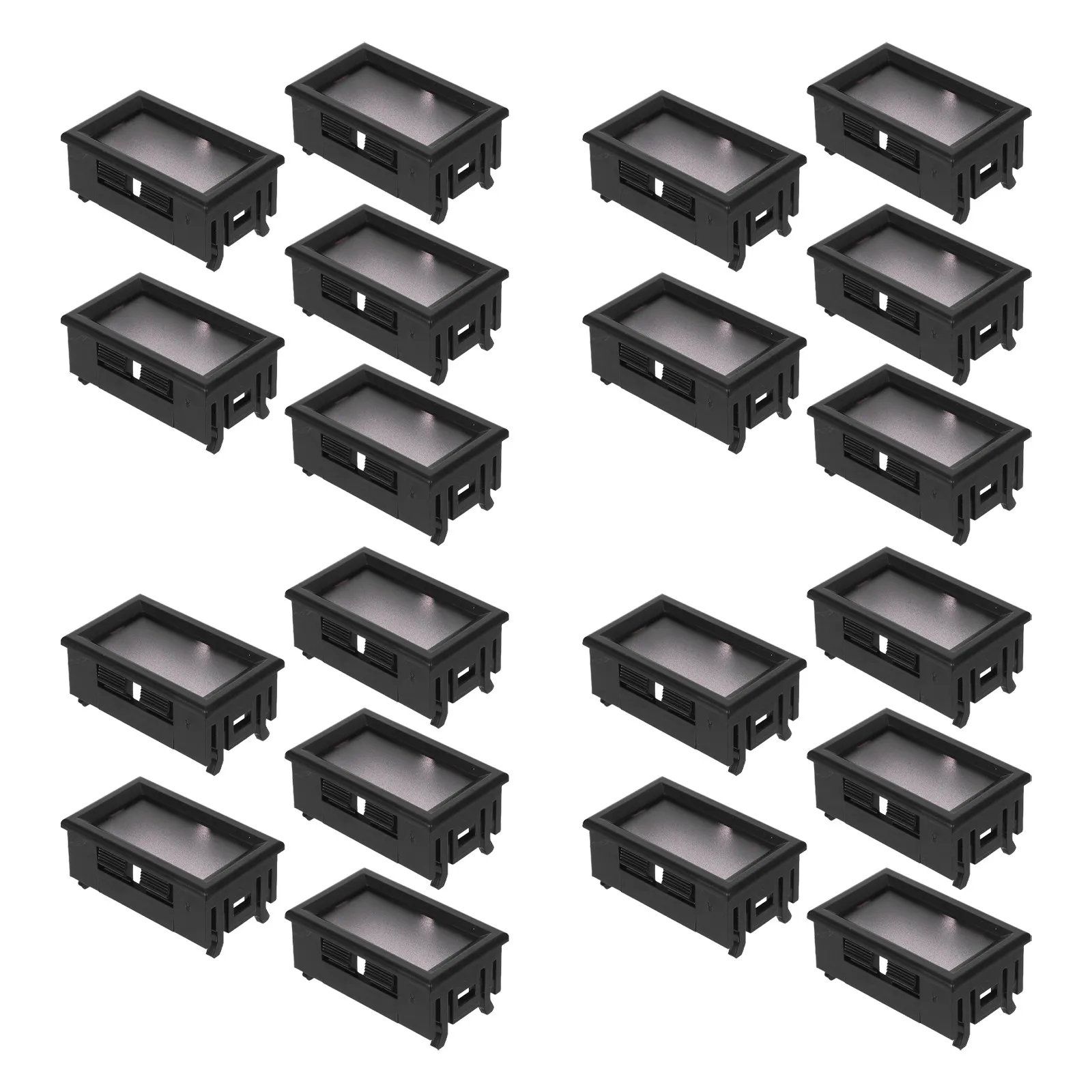 20Pcs Voltmeter Plastic Housing for 3-Digit LED Display Panel Meter Digital Voltage Tester Box Protection Case 1.4cm
20Pcs Voltmeter Plastic Housing for 3-Digit LED Display Panel Meter Digital Voltage Tester Box Protection Case 1.4cm