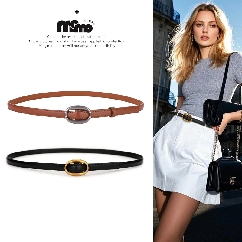 Women's Fashion Belt Premium Genuine Leather Belts with High-Quality Metal Buckle for Dresses & Jeans
Women's Fashion Belt Premium Genuine Leather Belts with High-Quality Metal Buckle for Dresses & Jeans
