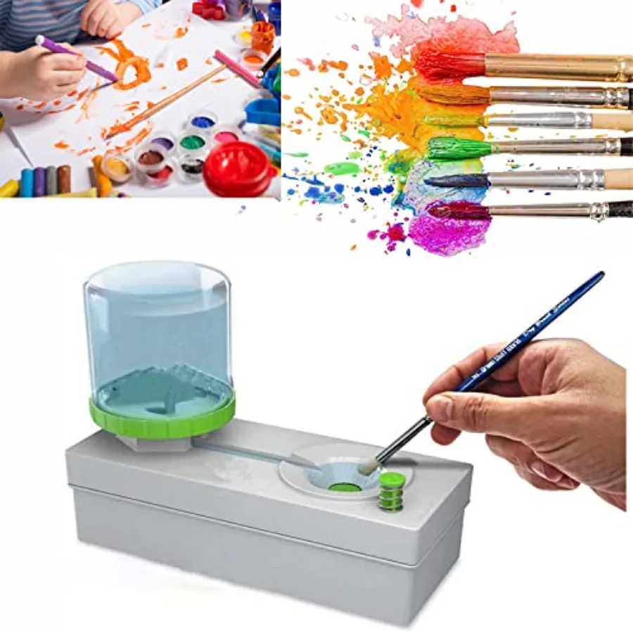 Paint Brush Cleaner-Paint Brush Rinser with Drain, Brush Rinser, Running Water Cycle Paintbrush Rinser, for Acrylic Brush, Make
Paint Brush Cleaner-Paint Brush Rinser with Drain, Brush Rinser, Running Water Cycle Paintbrush Rinser, for Acrylic Brush, Make
