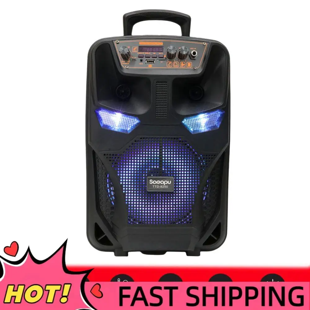 Динамик, совместимый с Bluetooth, беспроводной портативный динамик, поддержка FM-радио, сабвуфер, мощный динамик для путешествий, использования в помещении и на открытом воздухе
Динамик, совместимый с Bluetooth, беспроводной портативный динамик, поддержка FM-радио, сабвуфер, мощный динамик для путешествий, использования в помещении и на открытом воздухе