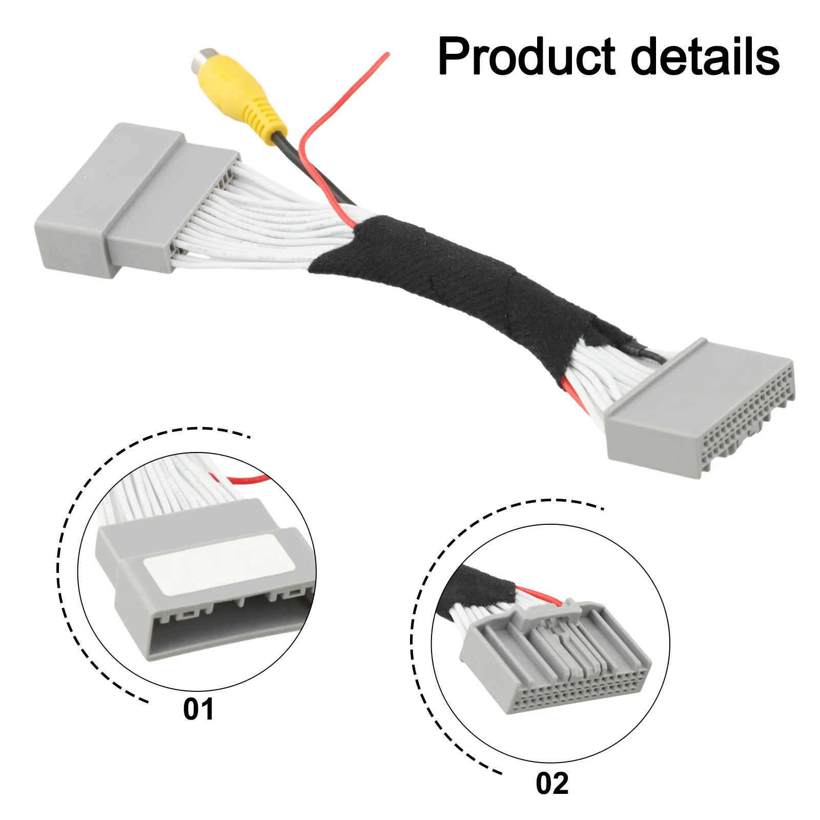 Rear View Camera Connector Cable for For Civic FB EXI 2011 2016 and CRV 2012 2016 Compatible with OE Standards
Rear View Camera Connector Cable for For Civic FB EXI 2011 2016 and CRV 2012 2016 Compatible with OE Standards
