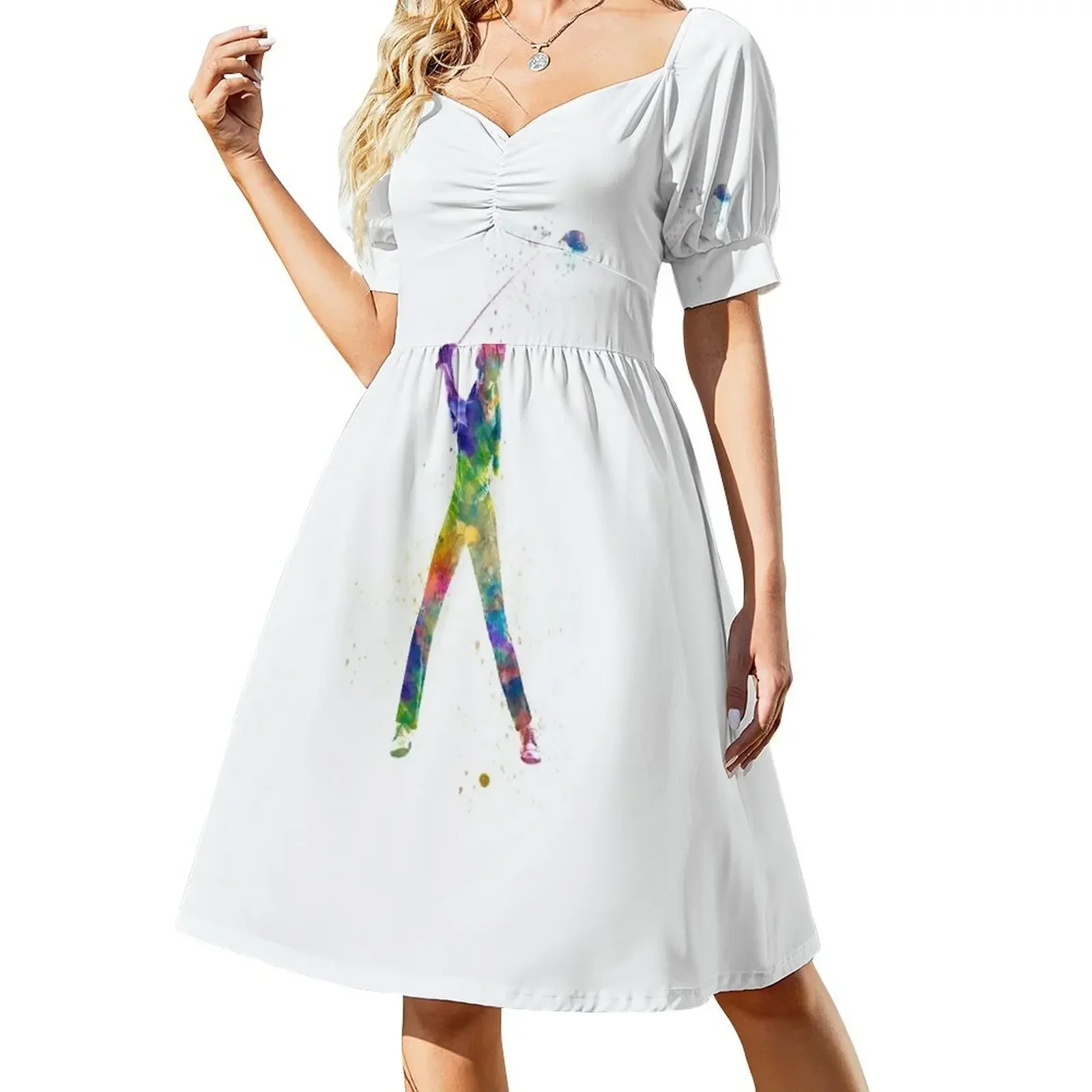 Golf player in watercolor Short-Sleeved Dress luxury dress women's summer jumpsuit luxury evening dress woman for wedding
Golf player in watercolor Short-Sleeved Dress luxury dress women's summer jumpsuit luxury evening dress woman for wedding