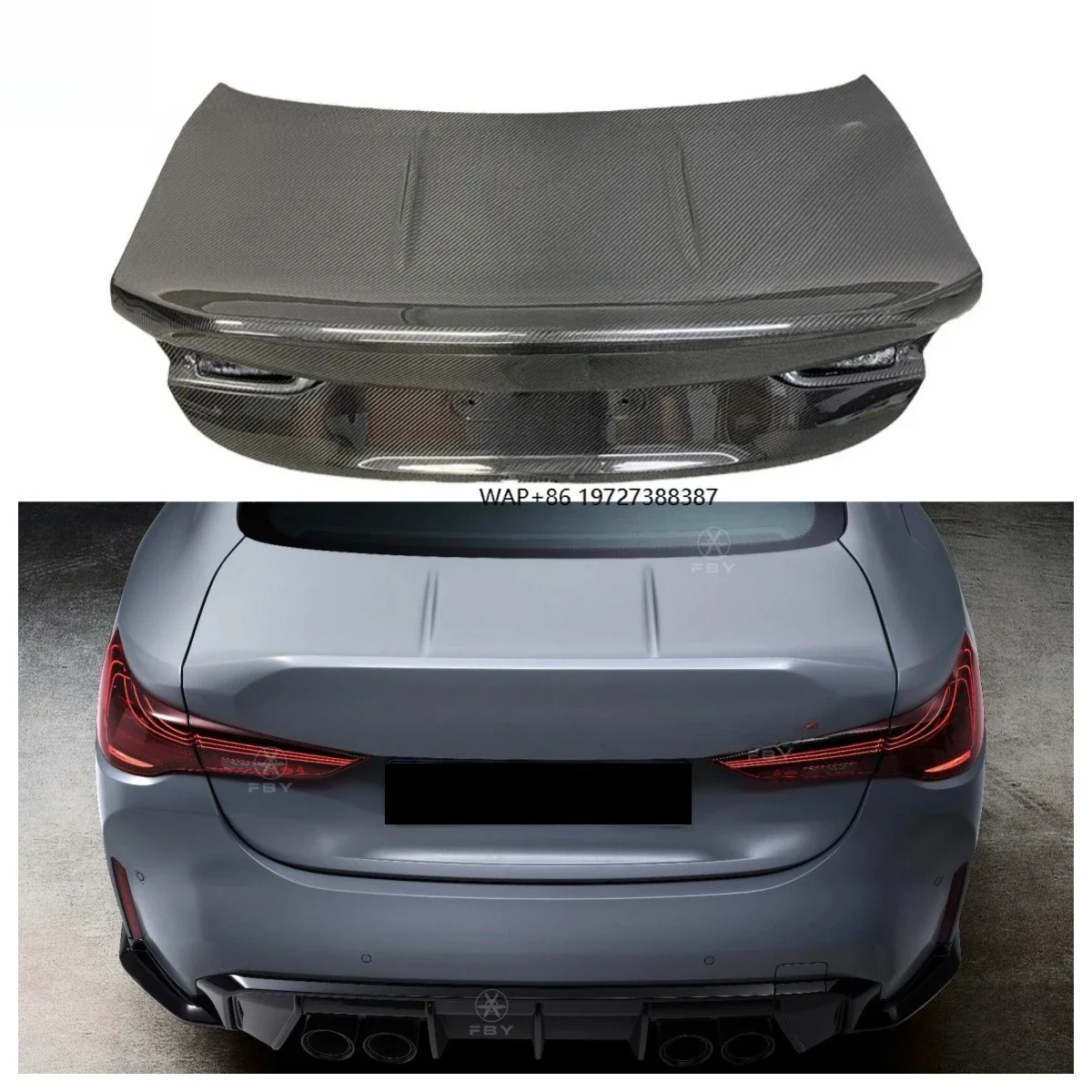 Hight Quality CSL Style Carbon Fiber Rear Trunk Cover for G82 M4 2021+ Replacement Trunk Bonnet Lid Body Kit
Hight Quality CSL Style Carbon Fiber Rear Trunk Cover for G82 M4 2021+ Replacement Trunk Bonnet Lid Body Kit