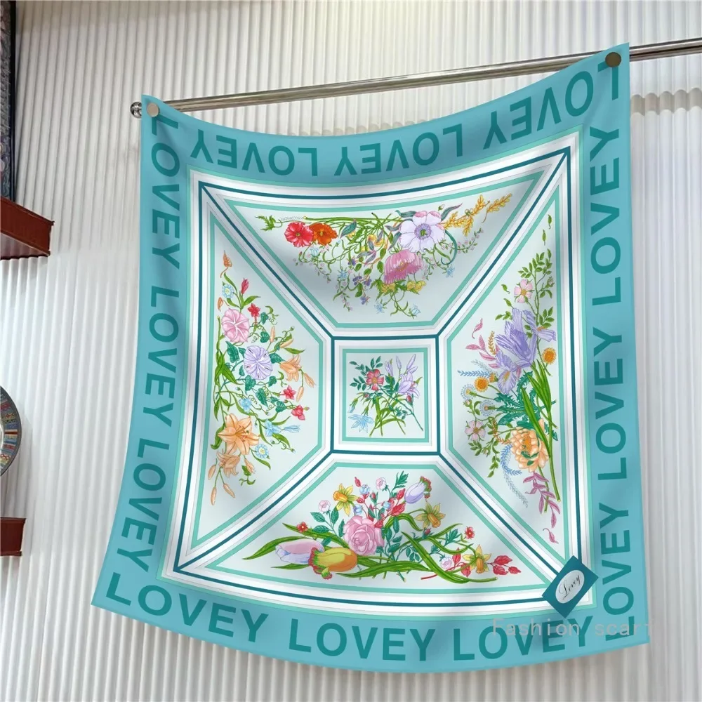 Versatile Headwear Bag Clothing And Accessories Square ScarfNew LOVE Lily Flowers Hangzhou High Quality Twill Silk Women's
Versatile Headwear Bag Clothing And Accessories Square ScarfNew LOVE Lily Flowers Hangzhou High Quality Twill Silk Women's