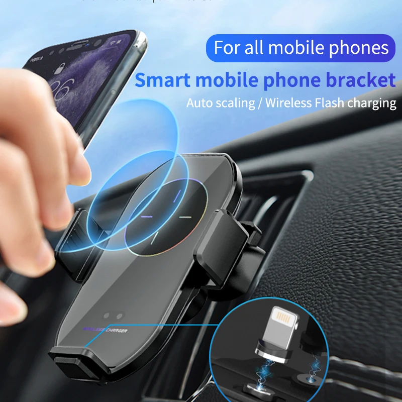 10W IR Auto Clamp Wireless Car Charger – 360°Rot, 3 Magnetic Tips, Glass Shell, Low Temp, Vent Mount for iPhone & Android(A7S)
10W IR Auto Clamp Wireless Car Charger – 360°Rot, 3 Magnetic Tips, Glass Shell, Low Temp, Vent Mount for iPhone & Android(A7S)