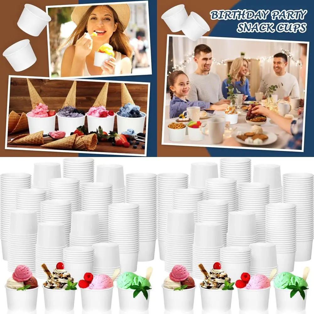 8 oz Valentine's Day Ice Cream Cups, Bulk Disposable Dessert Cups, White Paper Bowls for Party or Ice Cream Bar (600 Pieces)
8 oz Valentine's Day Ice Cream Cups, Bulk Disposable Dessert Cups, White Paper Bowls for Party or Ice Cream Bar (600 Pieces)