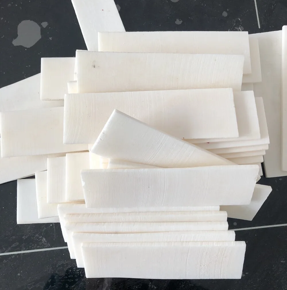 10 Pcs Buffalo Bone Flat Blank Slice Hanle Materials 100x30x5mm
10 Pcs Buffalo Bone Flat Blank Slice Hanle Materials 100x30x5mm