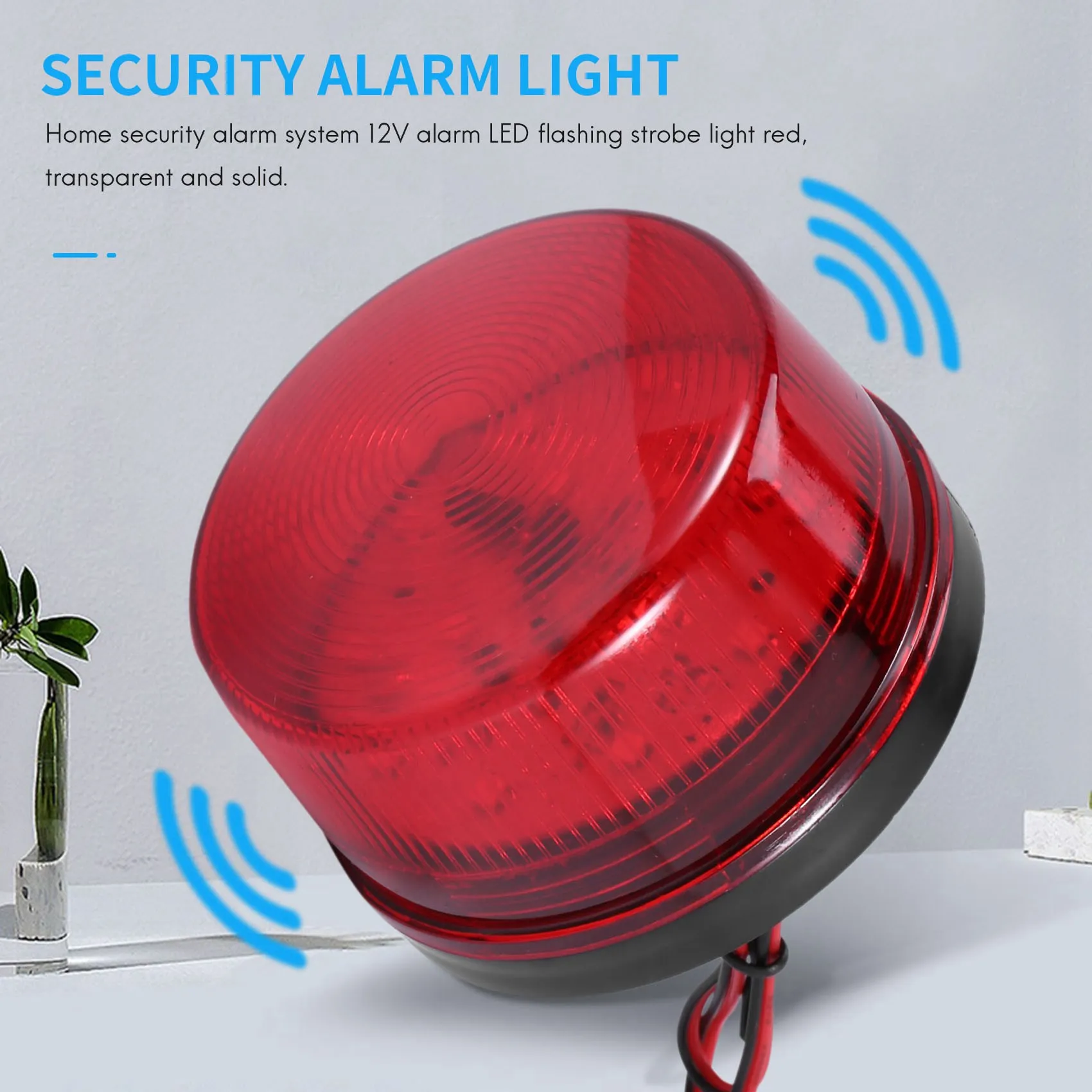 TCE 12v Alarm Led Flashing Strobe Light for Home Security Alarm System Red
TCE 12v Alarm Led Flashing Strobe Light for Home Security Alarm System Red