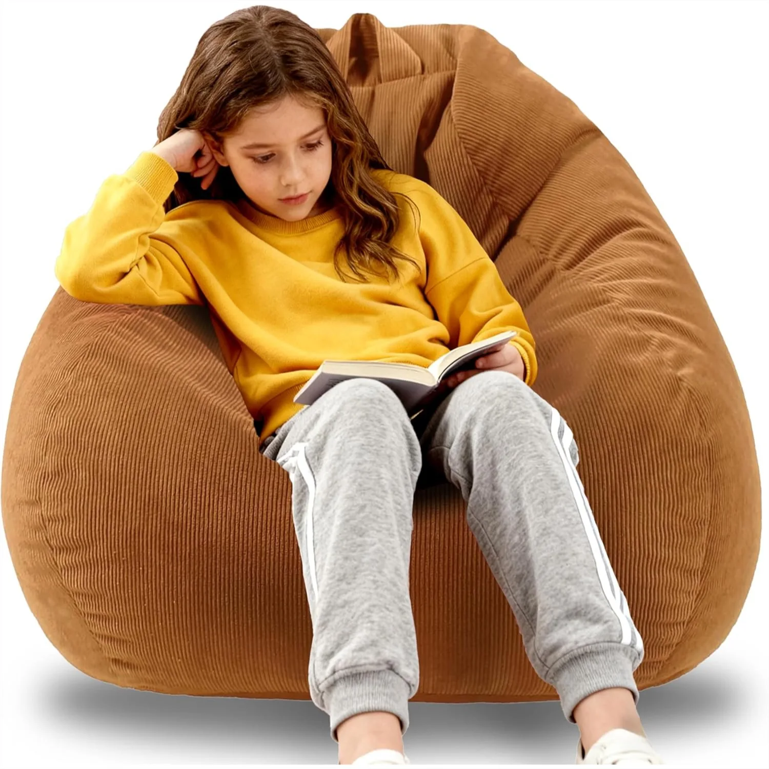 Bean Bag Chairs for Kids Round Sofa Memory Foam Filling Reading Gaming Chair for Living Room Bedroom
Bean Bag Chairs for Kids Round Sofa Memory Foam Filling Reading Gaming Chair for Living Room Bedroom