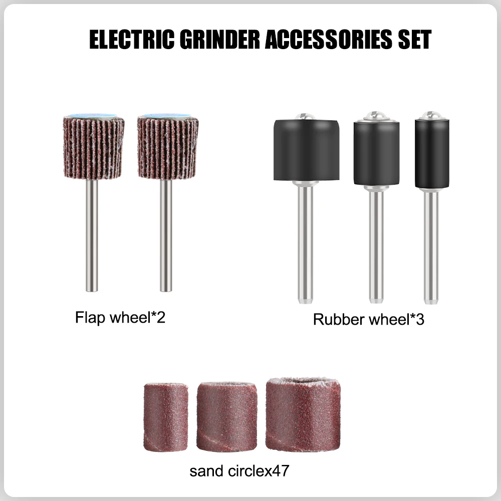 Rotary Tool Accessory Set Sand Sleeves and Holders for Multifunctional Metal Wood Polishing Deburring and Sanding Processing
Rotary Tool Accessory Set Sand Sleeves and Holders for Multifunctional Metal Wood Polishing Deburring and Sanding Processing