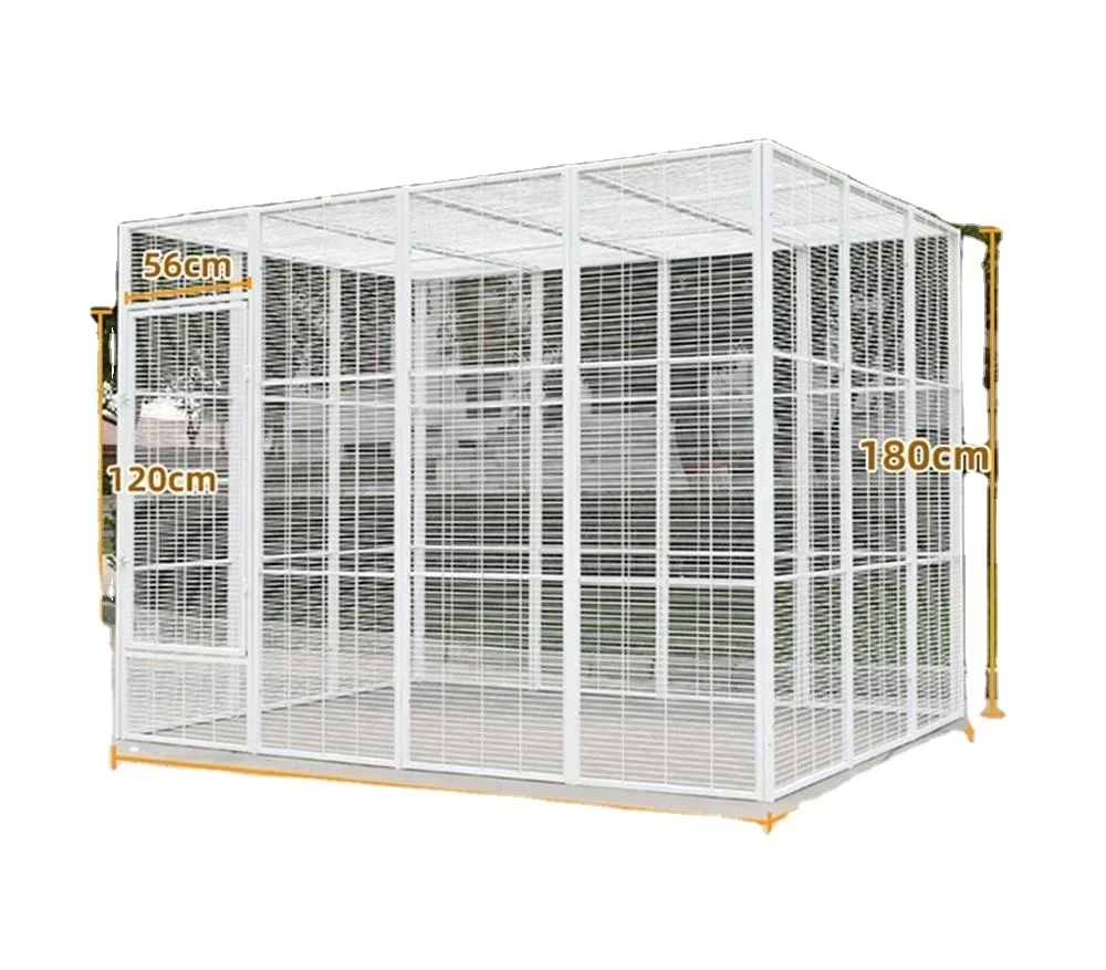 Bird Villa Parrot Extra Large Space Outdoor Breathable Breeding Cage 180*64*80cm Encrypted Cage Wire
Bird Villa Parrot Extra Large Space Outdoor Breathable Breeding Cage 180*64*80cm Encrypted Cage Wire