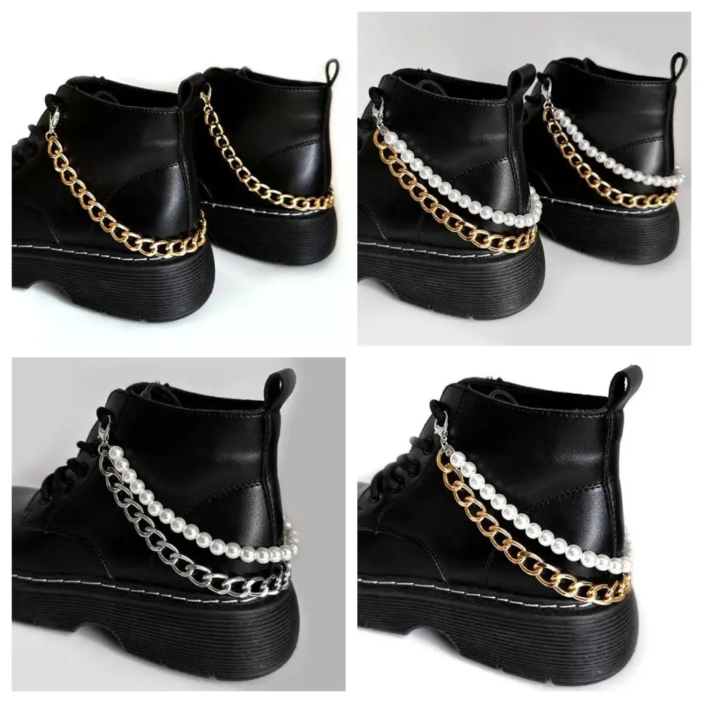 Aluminum Classic Boots Shoes Buckle Light Luxury Personality Rhinestone Chain Boots Decoration Pearl Alloy
Aluminum Classic Boots Shoes Buckle Light Luxury Personality Rhinestone Chain Boots Decoration Pearl Alloy