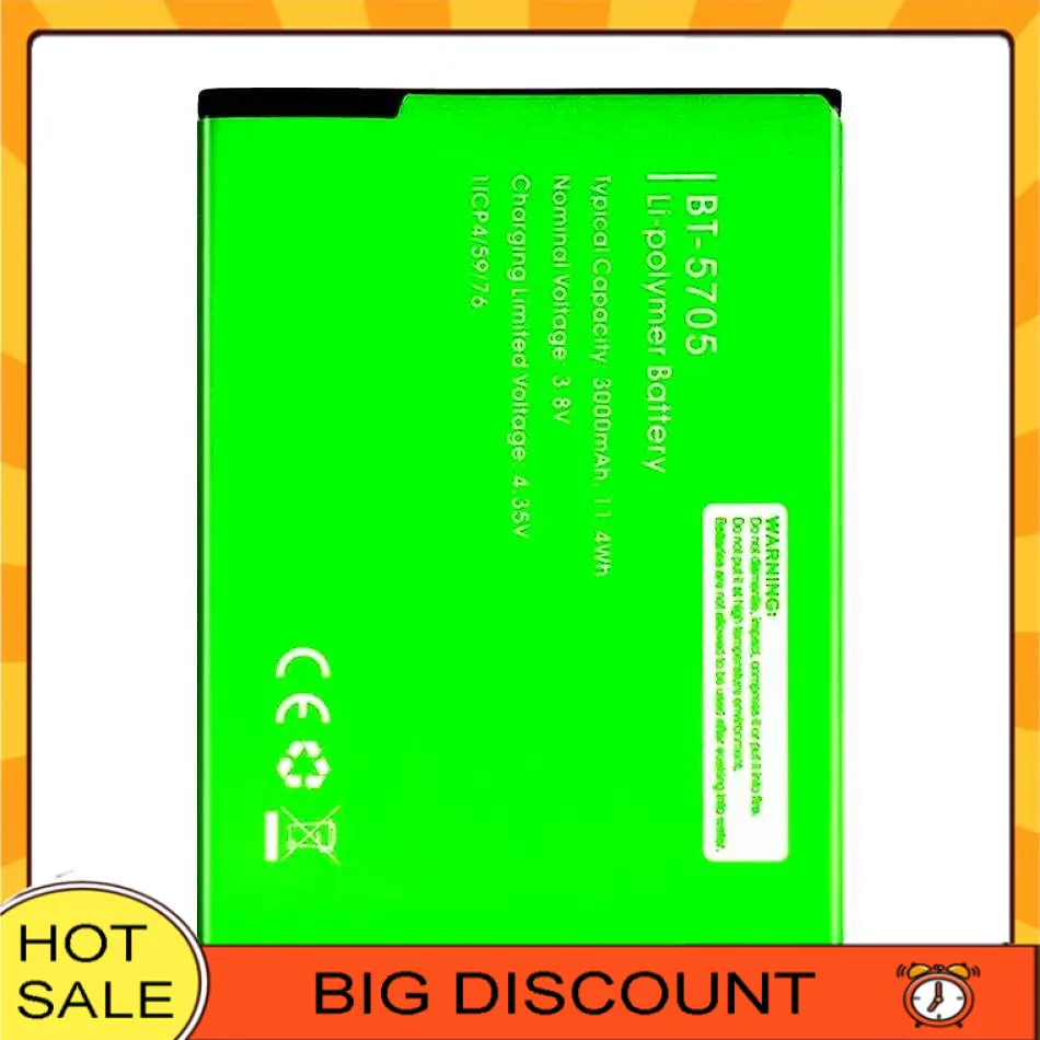 3000Mah Mobile Phone Battery Long-Lasting Performance For Leagoo M9 Pro BT-5705
3000Mah Mobile Phone Battery Long-Lasting Performance For Leagoo M9 Pro BT-5705