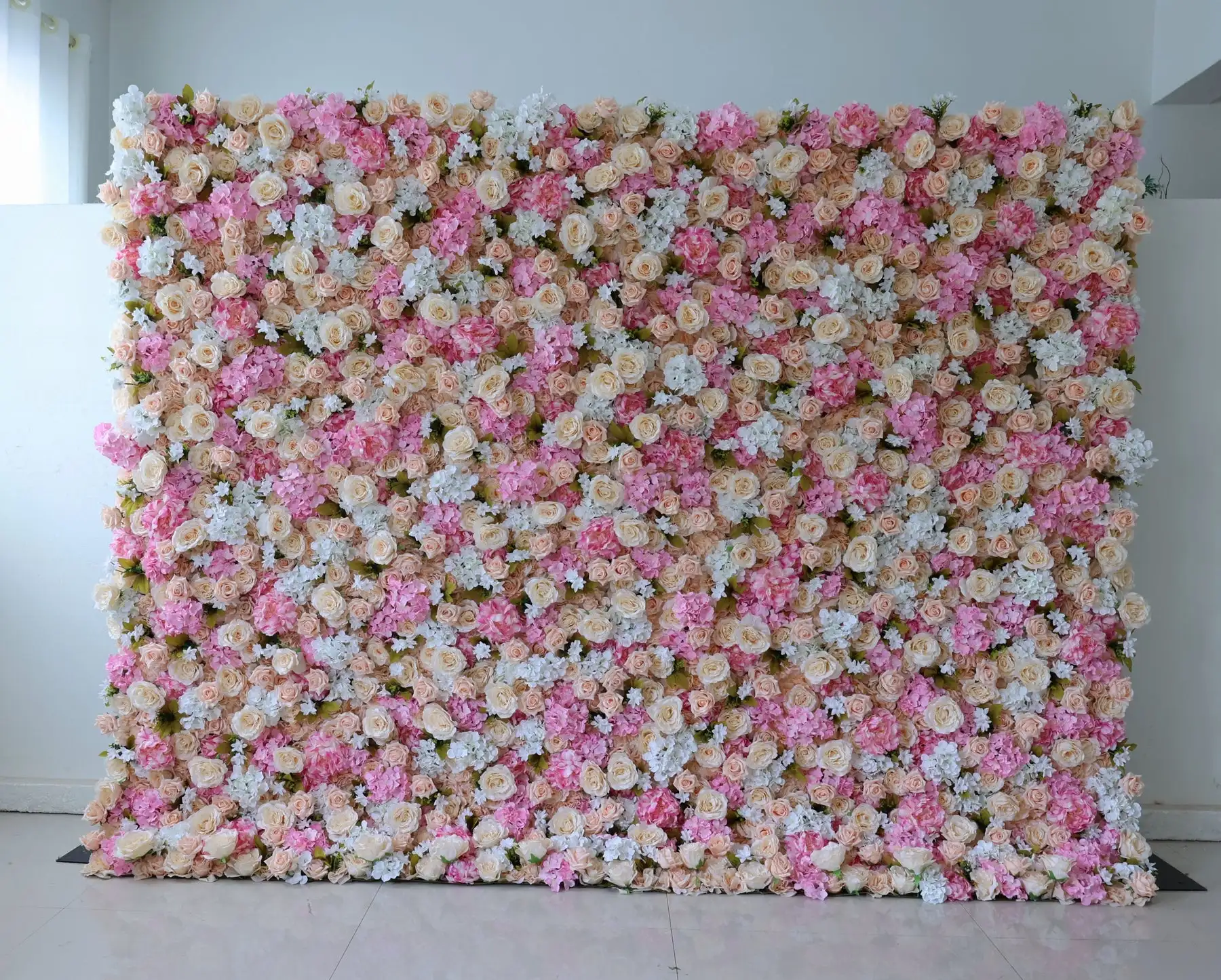 3D Pink-white series yellow roses Roll Up Cloth Flower Wall Hydrangea Wedding Backdrop Window Display Flower Runner Event Party
3D Pink-white series yellow roses Roll Up Cloth Flower Wall Hydrangea Wedding Backdrop Window Display Flower Runner Event Party