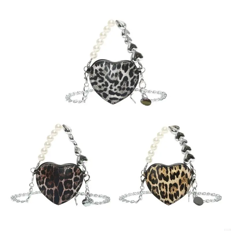 E8FB Stylish Leopard PU Heart Crossbody Bag with Chain for Women 2024 Trendy Hot Girl Shoulder Bags Evening Satchel
E8FB Stylish Leopard PU Heart Crossbody Bag with Chain for Women 2024 Trendy Hot Girl Shoulder Bags Evening Satchel