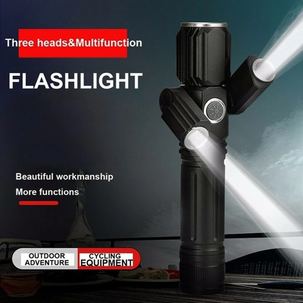 LED Flashlight Aircraft Shape Waterproof Three Lamp Head Front Rechargeable Bike Light Intelligent Brake Sensing Manual Control
LED Flashlight Aircraft Shape Waterproof Three Lamp Head Front Rechargeable Bike Light Intelligent Brake Sensing Manual Control