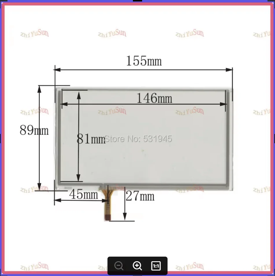 ZhiYuSun 063020 New 6.4inch TOUCH Screen panels 155mm*89mm for GPS 155*89 Freeshipping used clarion GPS CAR
ZhiYuSun 063020 New 6.4inch TOUCH Screen panels 155mm*89mm for GPS 155*89 Freeshipping used clarion GPS CAR