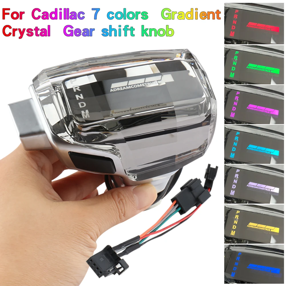 For Cadillac CT4 led Gear shift knob modified gear stick handle XTS ATS SRX CTS crystal luminous acesorios gear rod shift lever
For Cadillac CT4 led Gear shift knob modified gear stick handle XTS ATS SRX CTS crystal luminous acesorios gear rod shift lever