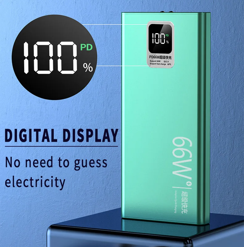66 Вт Сверхбыстрая зарядка Power Bank 30000 мАч с фонариком USB-выход Портативная внешняя батарея для iPhone Xiaomi Samsung Huawe
66 Вт Сверхбыстрая зарядка Power Bank 30000 мАч с фонариком USB-выход Портативная внешняя батарея для iPhone Xiaomi Samsung Huawe