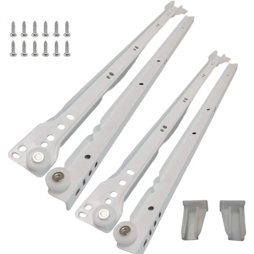 22-дюймовые направляющие для выдвижных ящиков, упаковка из 8 сверхмощных бескаркасных шкафов с рамой 75 фунтов
22-дюймовые направляющие для выдвижных ящиков, упаковка из 8 сверхмощных бескаркасных шкафов с рамой 75 фунтов