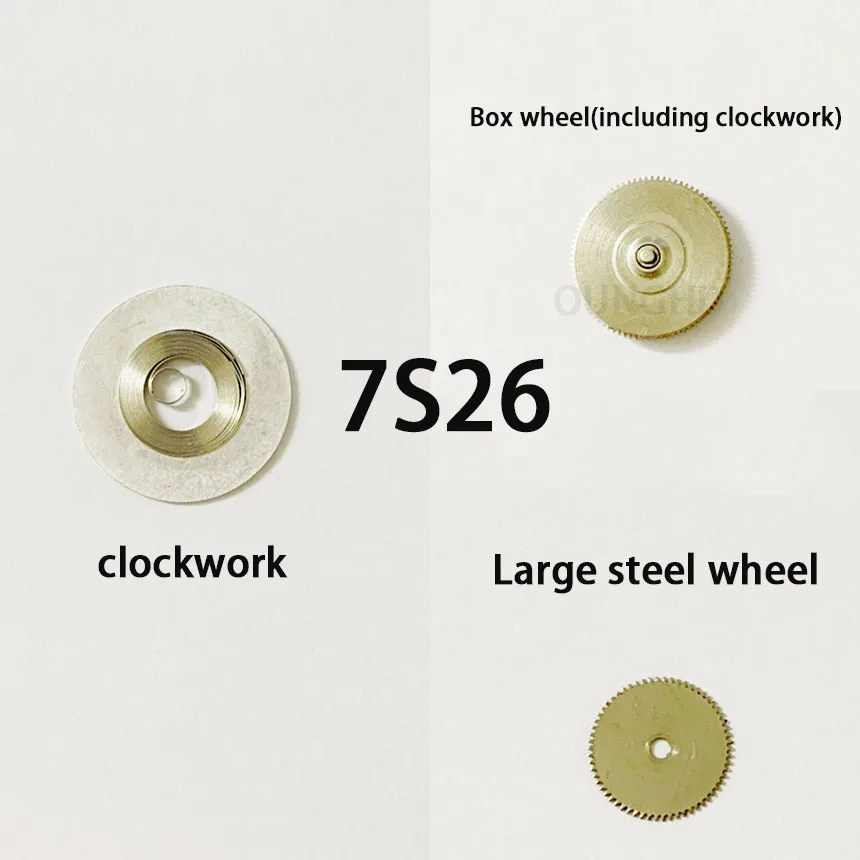 Original suitable for Japan SEIKO 7S26A/B movement bar box wheel large steel wheel spring SEIKO 7009 box wheel (including spring 
Original suitable for Japan SEIKO 7S26A/B movement bar box wheel large steel wheel spring SEIKO 7009 box wheel (including spring