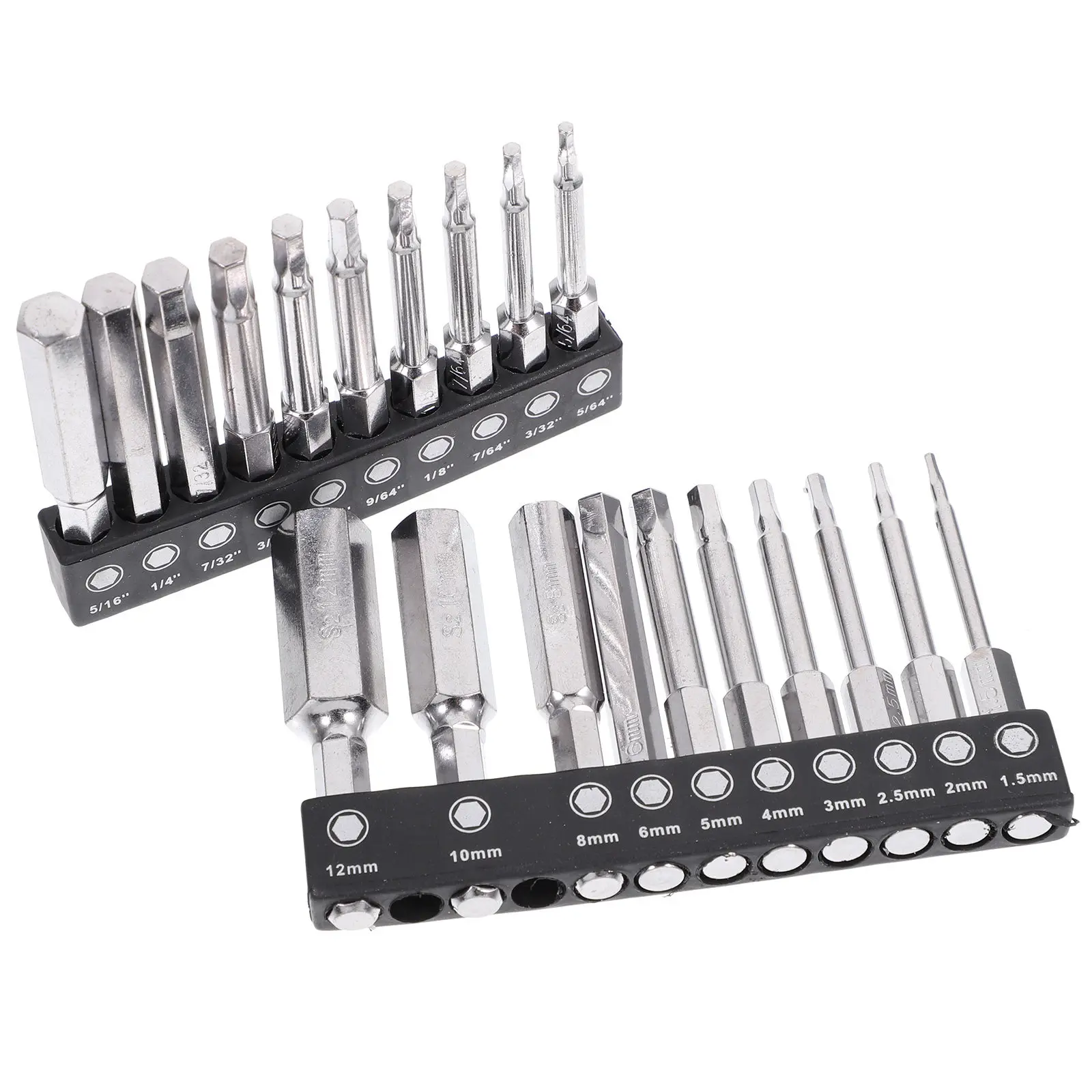 20Pcs Hex Head Drill Bit Set High Toughness Metric Hex Bits for Impact Drill Driver and Screwdriver Use Bit Set
20Pcs Hex Head Drill Bit Set High Toughness Metric Hex Bits for Impact Drill Driver and Screwdriver Use Bit Set
