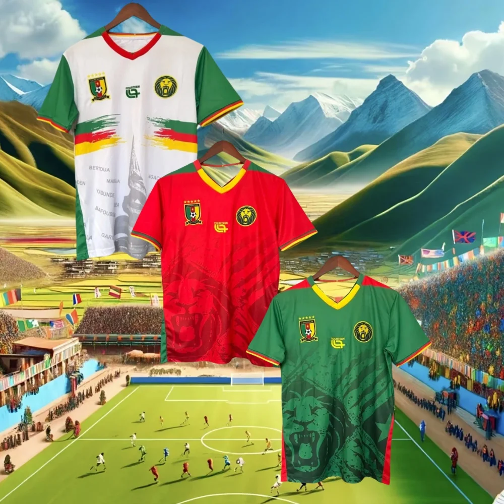 2025 Cameroon Away Jersey Summer Men's Women's 3D Printing Quick-drying T-shirts Outdoor Sports Tees Tops Training Clothes
2025 Cameroon Away Jersey Summer Men's Women's 3D Printing Quick-drying T-shirts Outdoor Sports Tees Tops Training Clothes