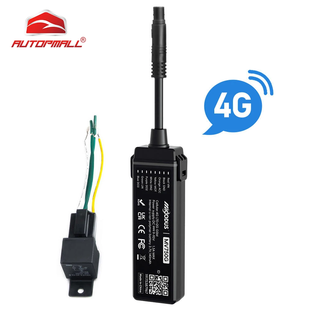 Мини GPS трекер для автомобиля с проводом 4G MiCODUS MV750G IP67 водонепроницаемый отключение топлива отслеживание двигателя антиглушитель SOS вызов точное определение местоположения надежное устройство
Мини GPS трекер для автомобиля с проводом 4G MiCODUS MV750G IP67 водонепроницаемый отключение топлива отслеживание двигателя антиглушитель SOS вызов точное определение местоположения надежное устройство
