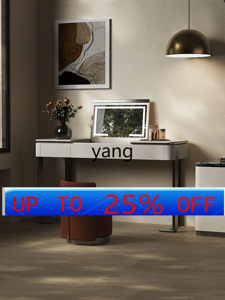 LMM Italian minimalist flip mirror dresser with lamp bedroom dressing table chest integrated
LMM Italian minimalist flip mirror dresser with lamp bedroom dressing table chest integrated