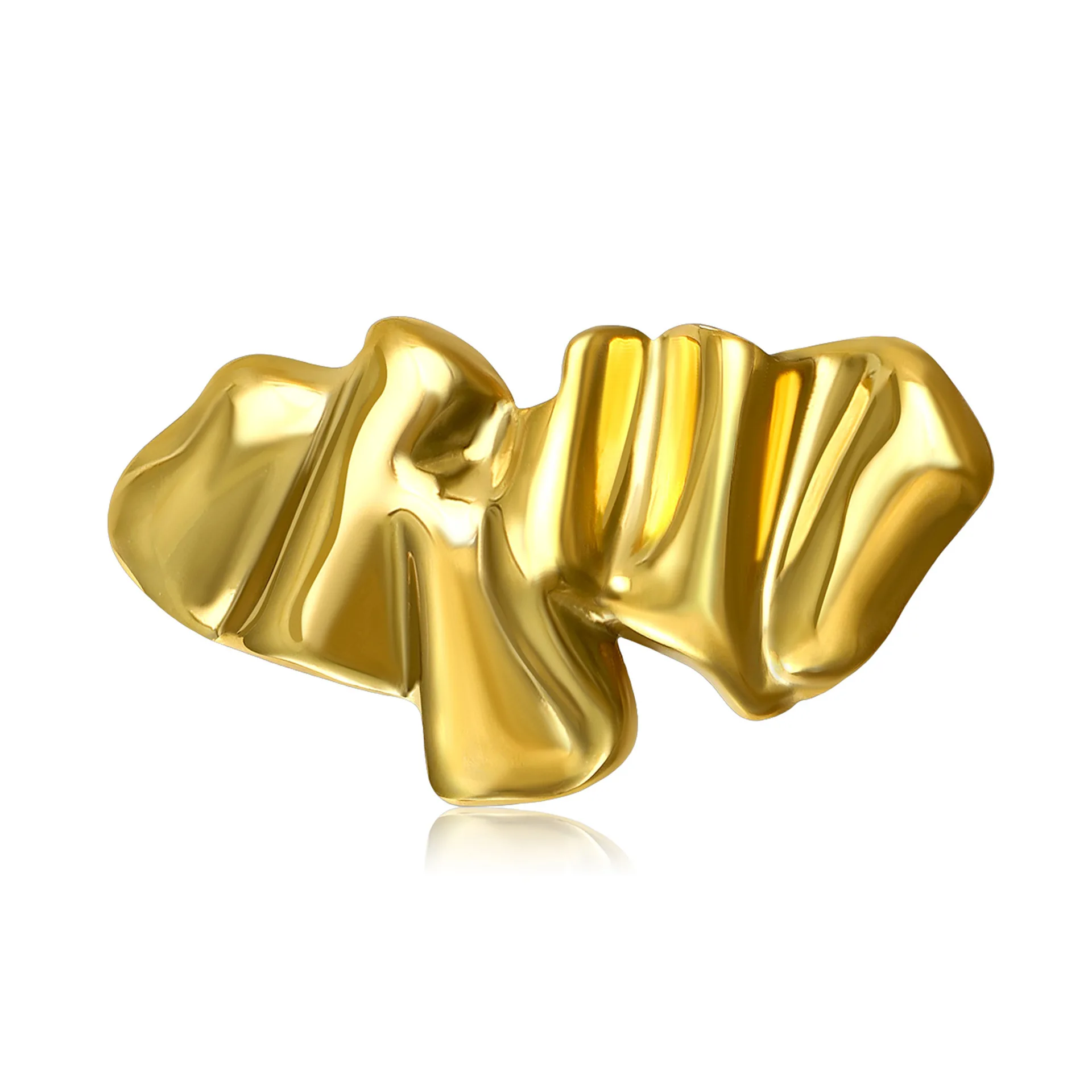Smooth Stainless Steel Wavy Pleated Texture Design Brooch, Unisex 2-color Wedding Casual Party Coat Bag, Classic Jewelry Gift
Smooth Stainless Steel Wavy Pleated Texture Design Brooch, Unisex 2-color Wedding Casual Party Coat Bag, Classic Jewelry Gift