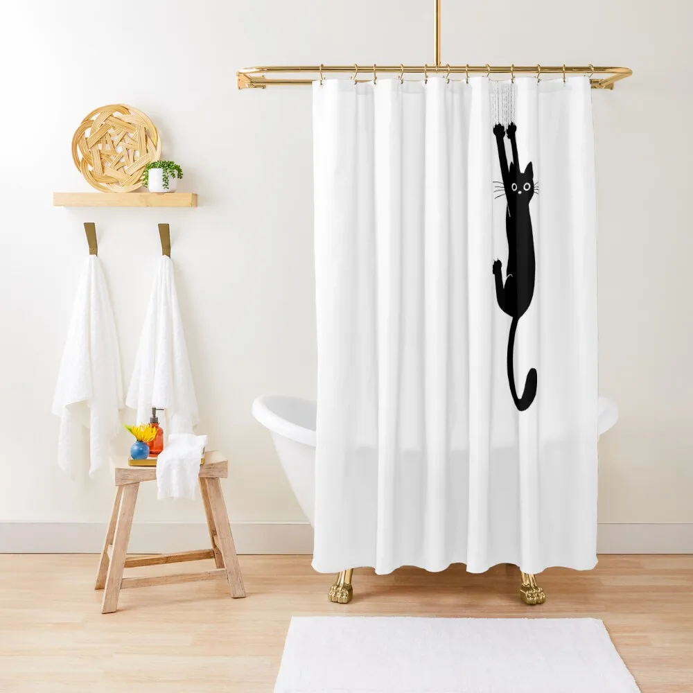 Black Cat Holding On Shower Curtain Shower Sets For Bathroom Bathroom Accessories Modern Accessory Bathrooms Curtain
Black Cat Holding On Shower Curtain Shower Sets For Bathroom Bathroom Accessories Modern Accessory Bathrooms Curtain