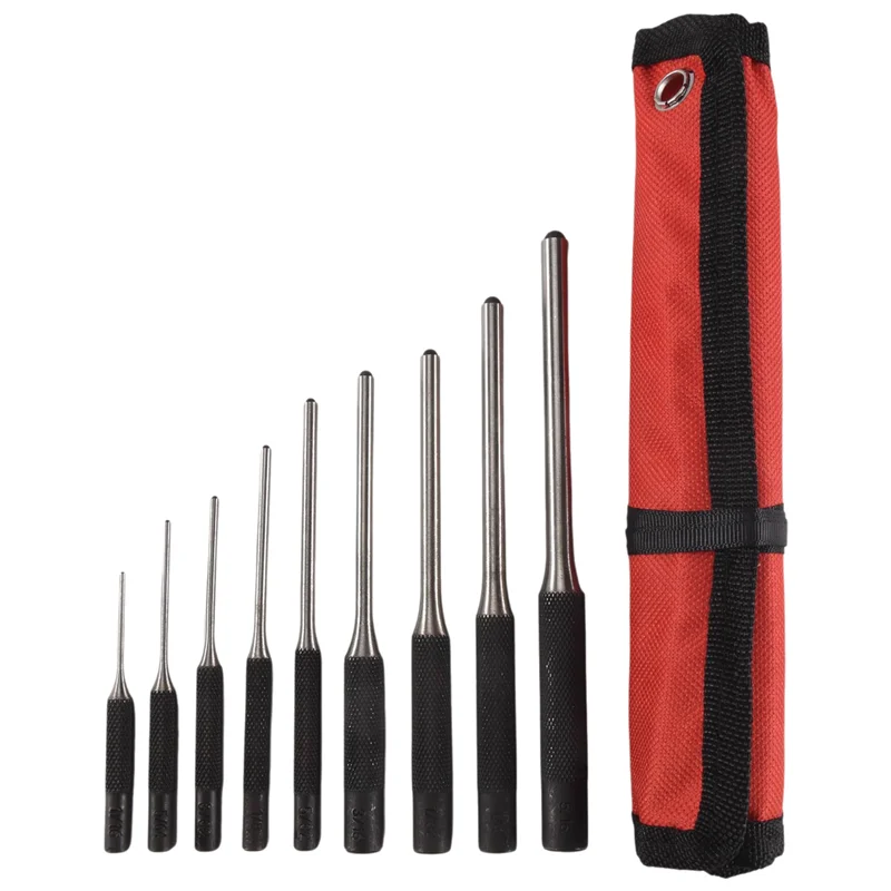 【NEW】9Pcs Steel Multi Size Round Head Pins Punch Set Grip Roll Pins Punch Tool Kit Professional Hollow End Starter Punch Chisel
【NEW】9Pcs Steel Multi Size Round Head Pins Punch Set Grip Roll Pins Punch Tool Kit Professional Hollow End Starter Punch Chisel