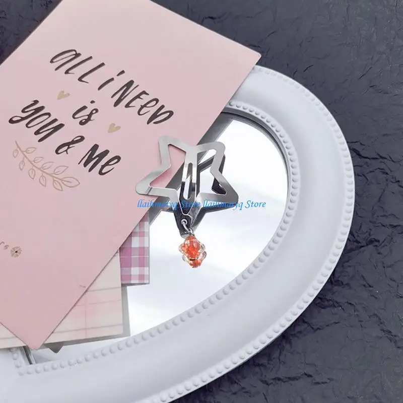 573B Pentagrams Star Heart Bead Hairpin Romantics Y2K Five Pointed Star Barrette
573B Pentagrams Star Heart Bead Hairpin Romantics Y2K Five Pointed Star Barrette