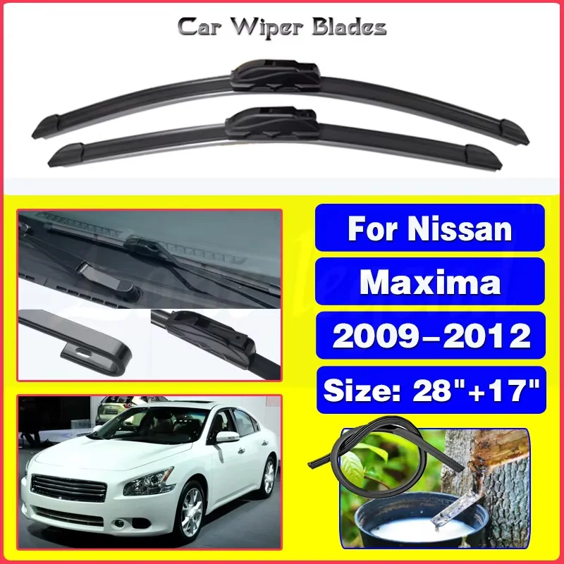 Car Front Wiper Blades For Nissan Maxima 2009 2010 2011 2012 Windshield Windscreen Front Window 28"+17" Car Accessories
Car Front Wiper Blades For Nissan Maxima 2009 2010 2011 2012 Windshield Windscreen Front Window 28"+17" Car Accessories