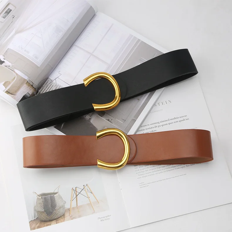 Retro Belt Women's Wide Version Belt Decoration with Dress Suit Coat Accessories Waist Seal Women Belt
Retro Belt Women's Wide Version Belt Decoration with Dress Suit Coat Accessories Waist Seal Women Belt