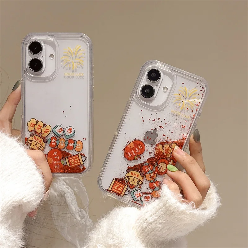 For iPhone 12 13 14 15 16 Pro Max Case New Year Best Wishes Chinese Word Money Come in Be Rich Glitter Liquid Quicksand Cover
For iPhone 12 13 14 15 16 Pro Max Case New Year Best Wishes Chinese Word Money Come in Be Rich Glitter Liquid Quicksand Cover