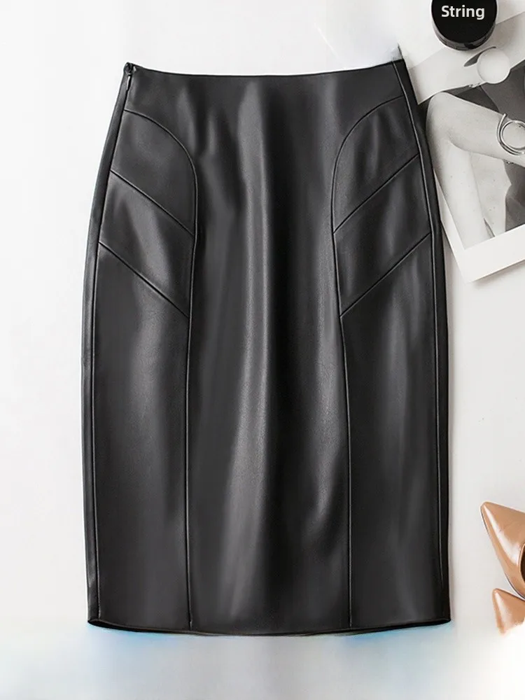 Ning Юбка из натуральной овчины с высокой талией, трапециевидной формы длиной до колена, женская модная, удобная для поездок на работу, простая рубашка
Ning Юбка из натуральной овчины с высокой талией, трапециевидной формы длиной до колена, женская модная, удобная для поездок на работу, простая рубашка