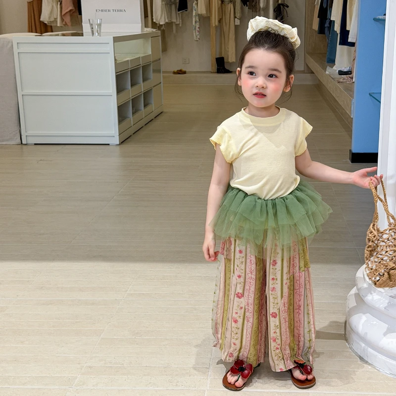 2026 Summer Slim Hot Selling Design Sense Color Blocking Floral Elastic Waist Loose Anti Mosquito Pants for Children
2026 Summer Slim Hot Selling Design Sense Color Blocking Floral Elastic Waist Loose Anti Mosquito Pants for Children