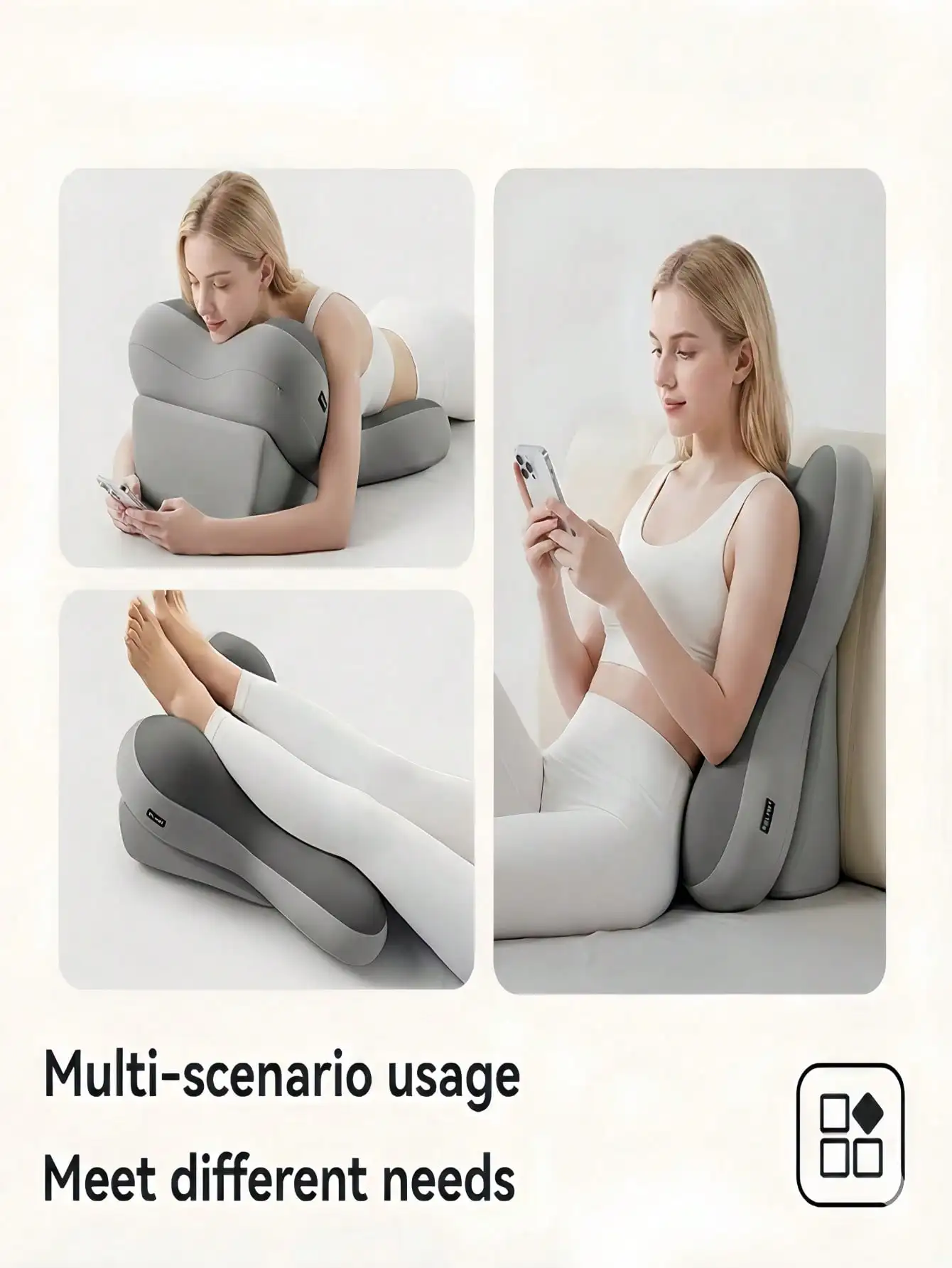 1PC Adjustable Detachable Ergonomic Memory Foam Backrest Pillow Bed Wedge Pillow With Leg Elevation Wedge Inclined Support For B
1PC Adjustable Detachable Ergonomic Memory Foam Backrest Pillow Bed Wedge Pillow With Leg Elevation Wedge Inclined Support For B