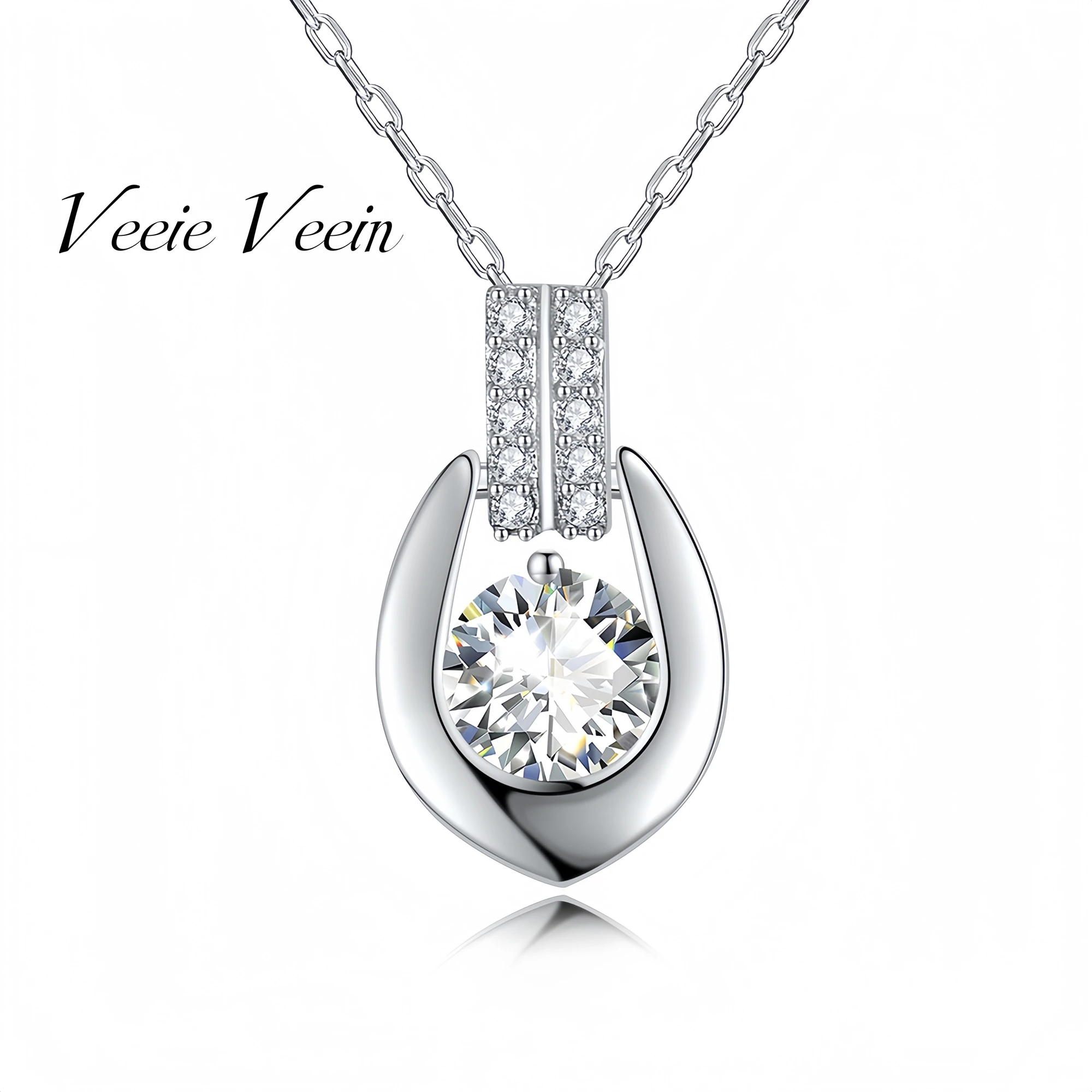 Veeie Veein Luxury Brand S925 Sterling Silver GRA Certificate Women Necklace With High-End Moissanite Collarbone Women Necklace
Veeie Veein Luxury Brand S925 Sterling Silver GRA Certificate Women Necklace With High-End Moissanite Collarbone Women Necklace