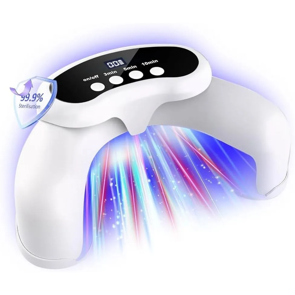 Wireless Nail Fungus Laser Treatment Device 905nm Infrared Light 470nm Blue Light Repair Toenail Fingernail Fungus Toenail Care
Wireless Nail Fungus Laser Treatment Device 905nm Infrared Light 470nm Blue Light Repair Toenail Fingernail Fungus Toenail Care