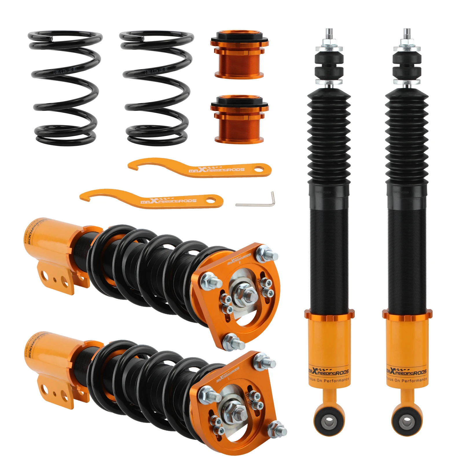 MaXpeedingrods Coilover Lowering Kit ADJUSTABLE HEIGHT For FORD MUSTANG 94-04 Shock Absorber Adjustable Height Shock Struts
MaXpeedingrods Coilover Lowering Kit ADJUSTABLE HEIGHT For FORD MUSTANG 94-04 Shock Absorber Adjustable Height Shock Struts