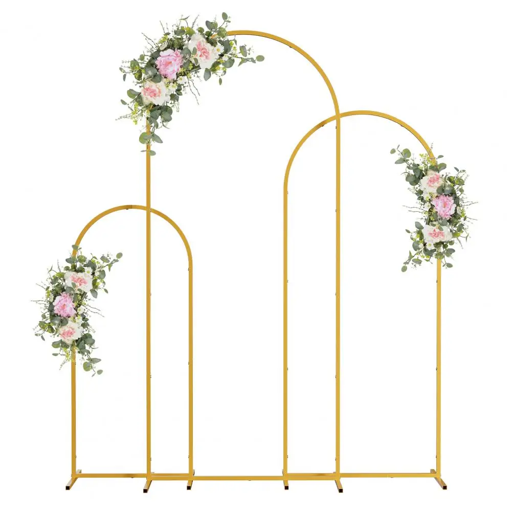 3 Pcs Metal Arch Backdrop Stand, 6Ft 6.6Ft 7.2Ft Wedding Arch Frame Set for Wedding Ceremony Baby Shower Birthday Party Garden
3 Pcs Metal Arch Backdrop Stand, 6Ft 6.6Ft 7.2Ft Wedding Arch Frame Set for Wedding Ceremony Baby Shower Birthday Party Garden
