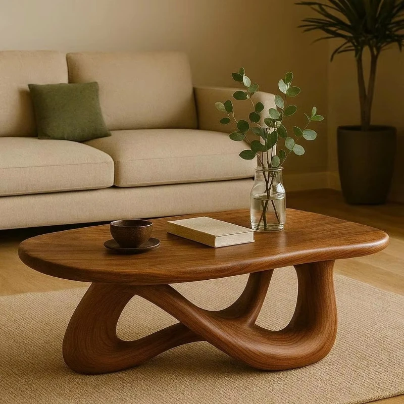 Solid wood coffee table home with unique design size
Solid wood coffee table home with unique design size